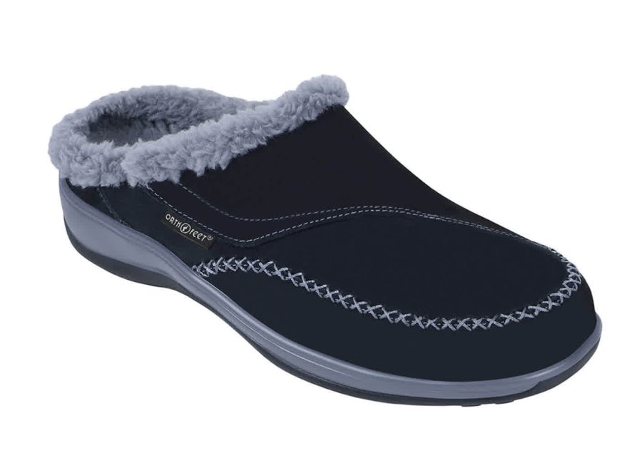 Orthofeet Shoes Charlotte S733 Women's Comfort Slip On Slipper - Extra Wide - Extra Depth