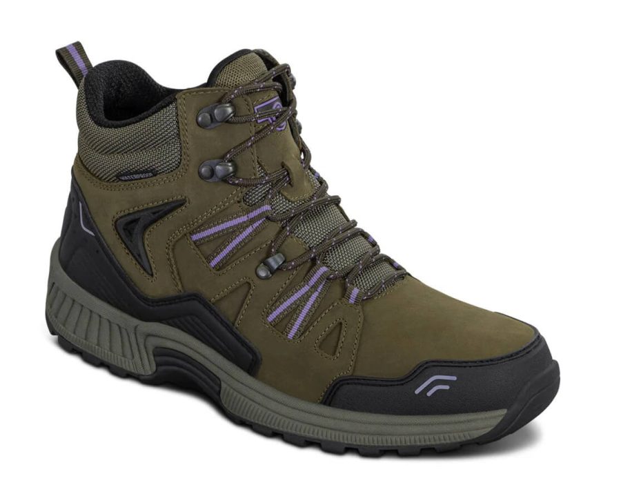 Orthofeet Shoes Dakota 894 Women's Comfort Waterproof Hiking 4" Boot - Extra Depth - Extra Wide