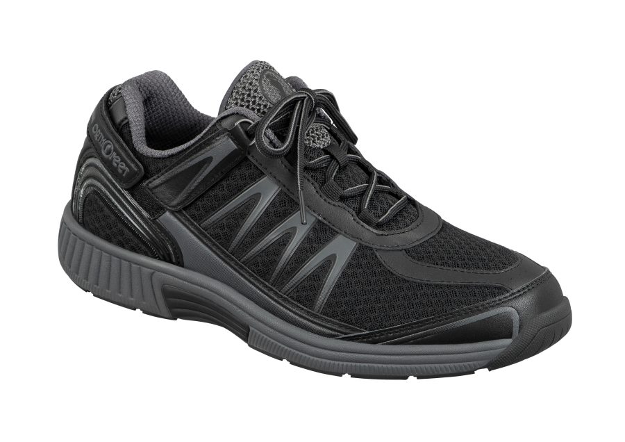 Orthofeet Shoes Sprint 675 Men's Athletic Shoe - Comfort Orthopedic Diabetic Shoe - Extra Wide - Extra Depth