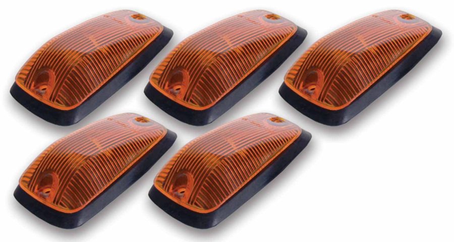 PACER PERFORMANCE 20-220 Products Amber Roof Lites - Pack of 5