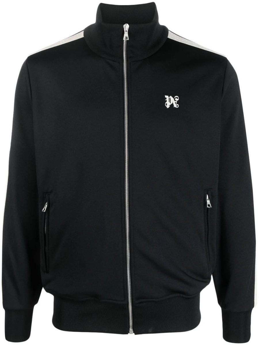 PALM ANGELS Pa Monogram Classic Track Jacket Black