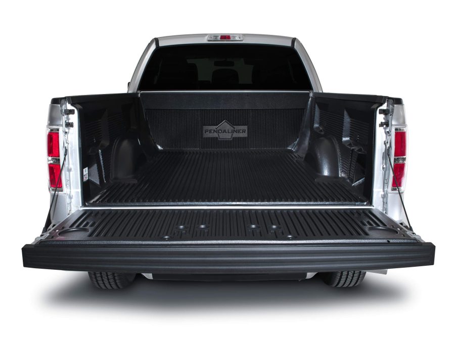 PENDA T125-BT Tailgate Liner; Liner Only/ No Hardware; Direct-Fit; Covers Tailgate Lip; Black; High Density Polyethylene; Fits Thailand Or Mexico Toyota Hilux Vigo/Revo DC 2016+ 5 Foot Short Bed