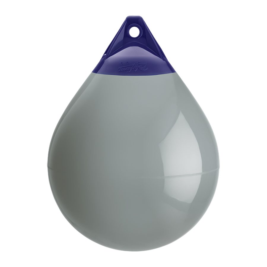 POLYFORM A-4-GREY A SERIES BUOY A-4 - 20.5 INCH DIAMETER - GREY - BOAT SIZE 50FT - 60