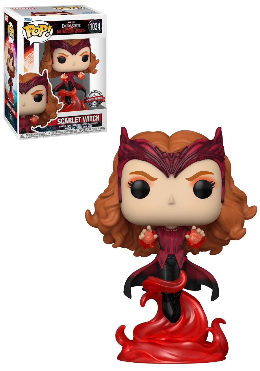 POP Marvel: DSMM S2- Scarlet Witch Vinyl Figure