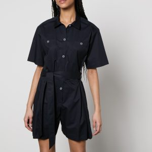 PS Paul Smith Belted Cotton Playsuit - UK 8/IT 40