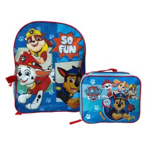 Paw Patrol Large Backpack with Lunch Bag