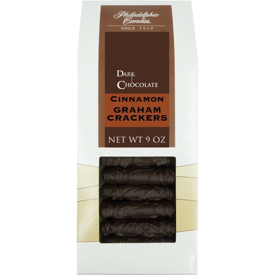 Philadelphia Candies Cinnamon Graham Crackers, Dark Chocolate Covered 9 Oz Gift