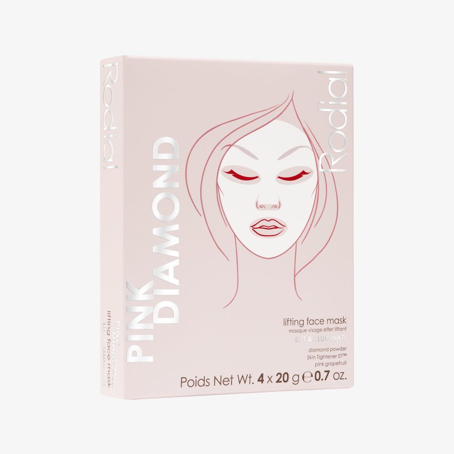 Pink Diamond Instant Lifting Face Masks x 4 | Rodial