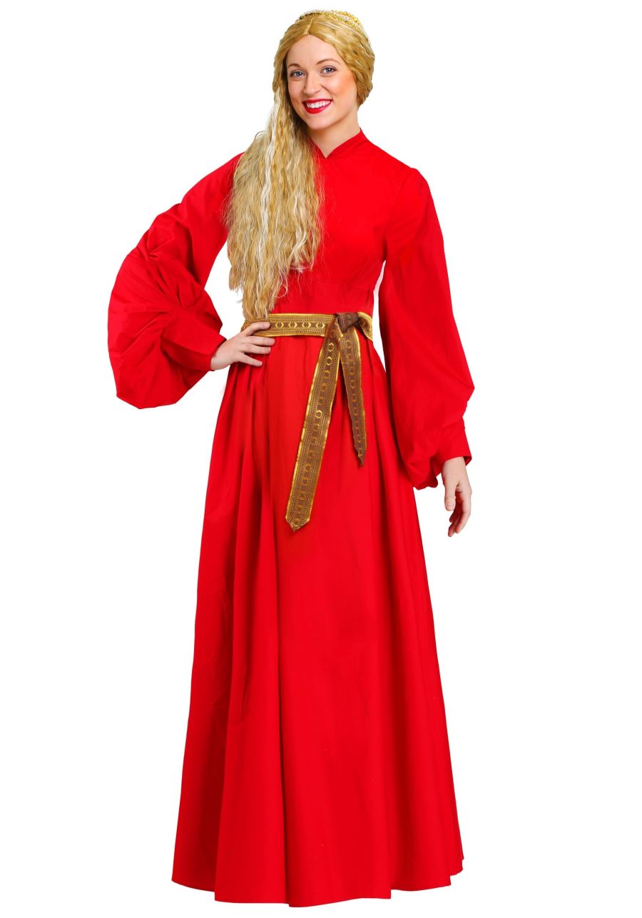 Princess Bride Buttercup Red Dress Women's Costume