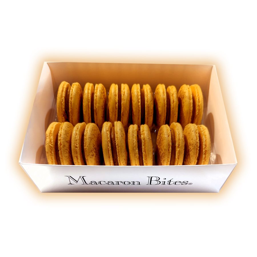 Pumpkin Macaron Cookies Gift Box - 12 Count