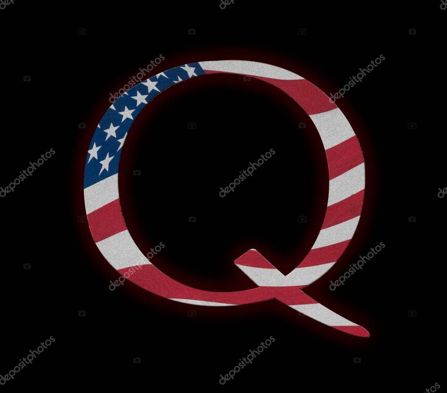 Q Anon deep state conspiracy concept