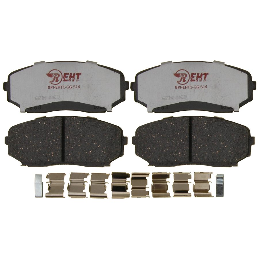 RAYBESTOS EHT1258AH Premium Element3 EHT Replacement Front Brake Pad Set for Select 07-˜09/12-14 Ford Edge and 07-˜09/11-15 Lincoln MKX Model Years