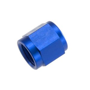 REDHORSE 818-03-1 Tube End Fitting Nut; 818 Series; -3 AN Hose End To 3/16 Inch Line; Blue; Aluminum; Set Of 6