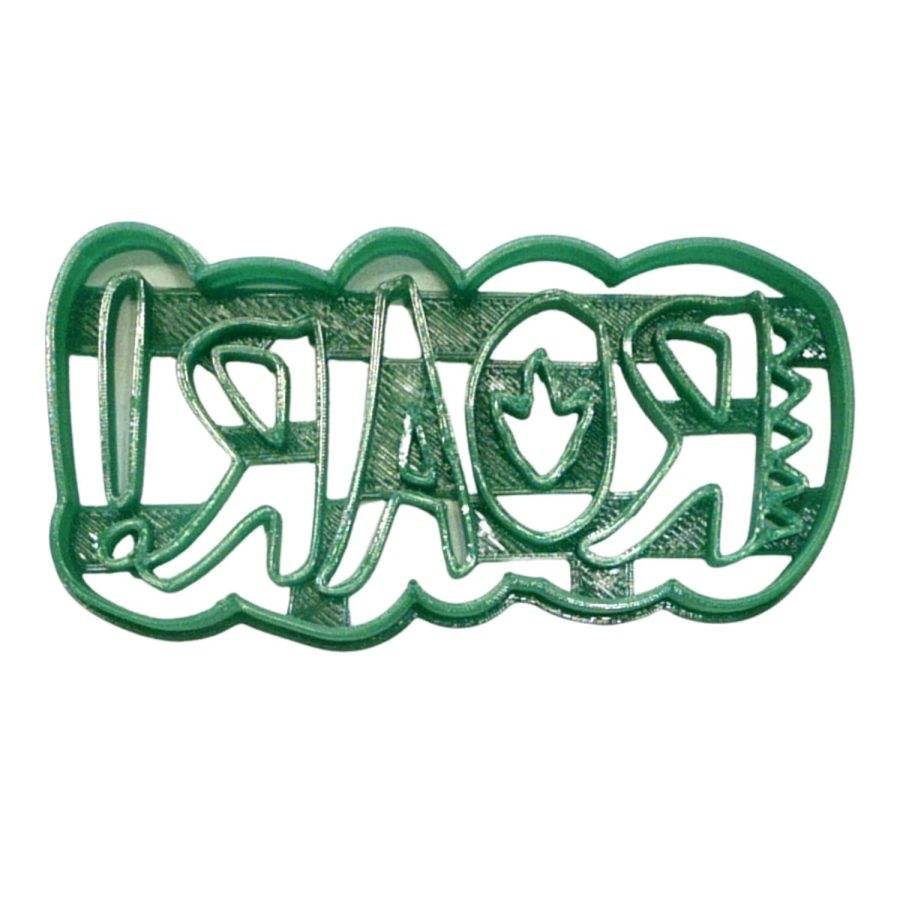 ROAR Word Dinosaur Themed Cookie Cutter Made In USA PR4830