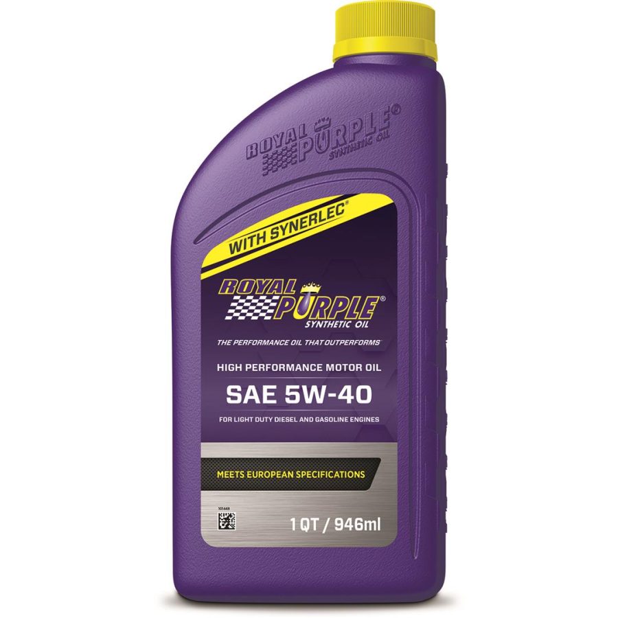 ROYAL PURPLE 1540 5W40 synthetic Oil 1 quart (Case of 6)