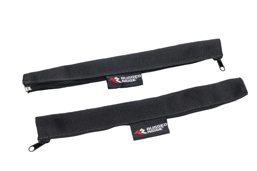 RUGGED RIDGE 12103.02 Door Check Strap; Black; Nylon; Set of 2