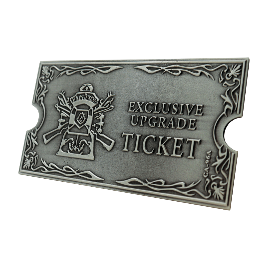 Resident Evil 4 Metal Exclusive Upgrade Ticket