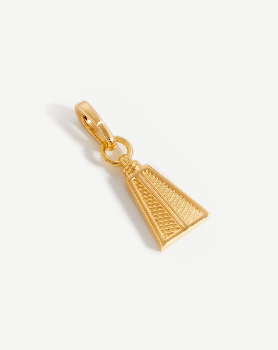 Ridge Pyramid Clip-On Pendant