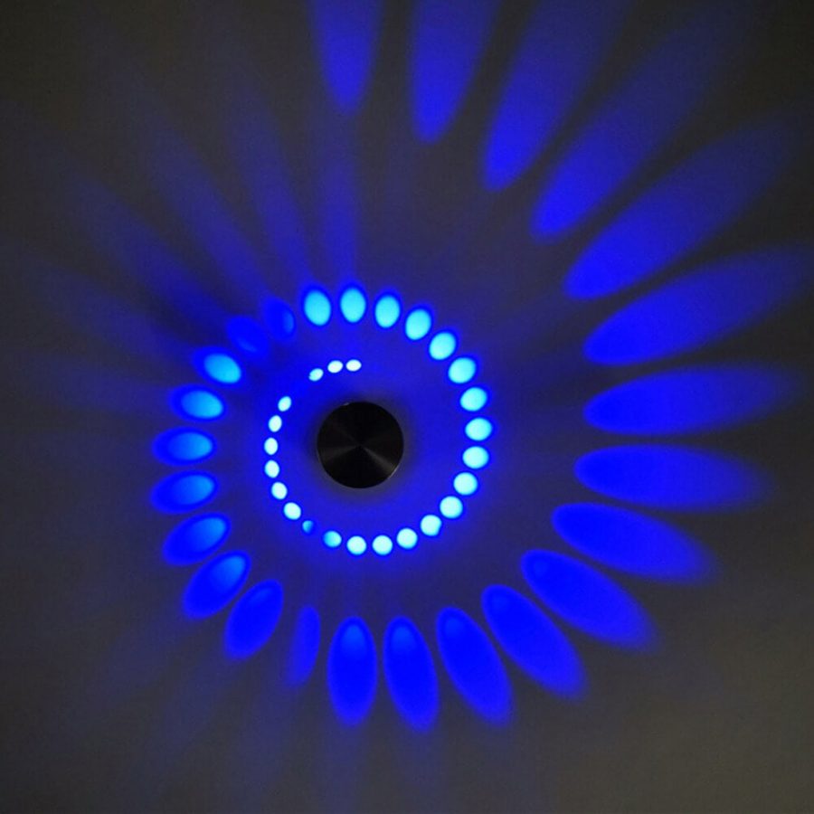 Rounding Spiral LED Wall Light