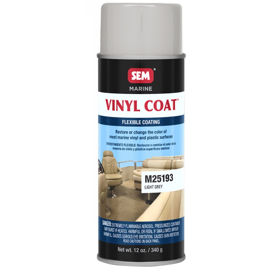 SEM M25193 VINYL COAT- LIGHT GREY - 12OZ