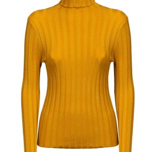 SKILLS & GENES FITTED RIBBED SWEATER