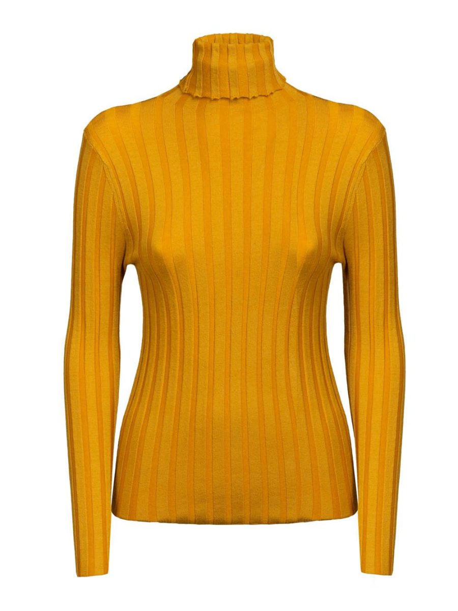 SKILLS & GENES FITTED RIBBED SWEATER