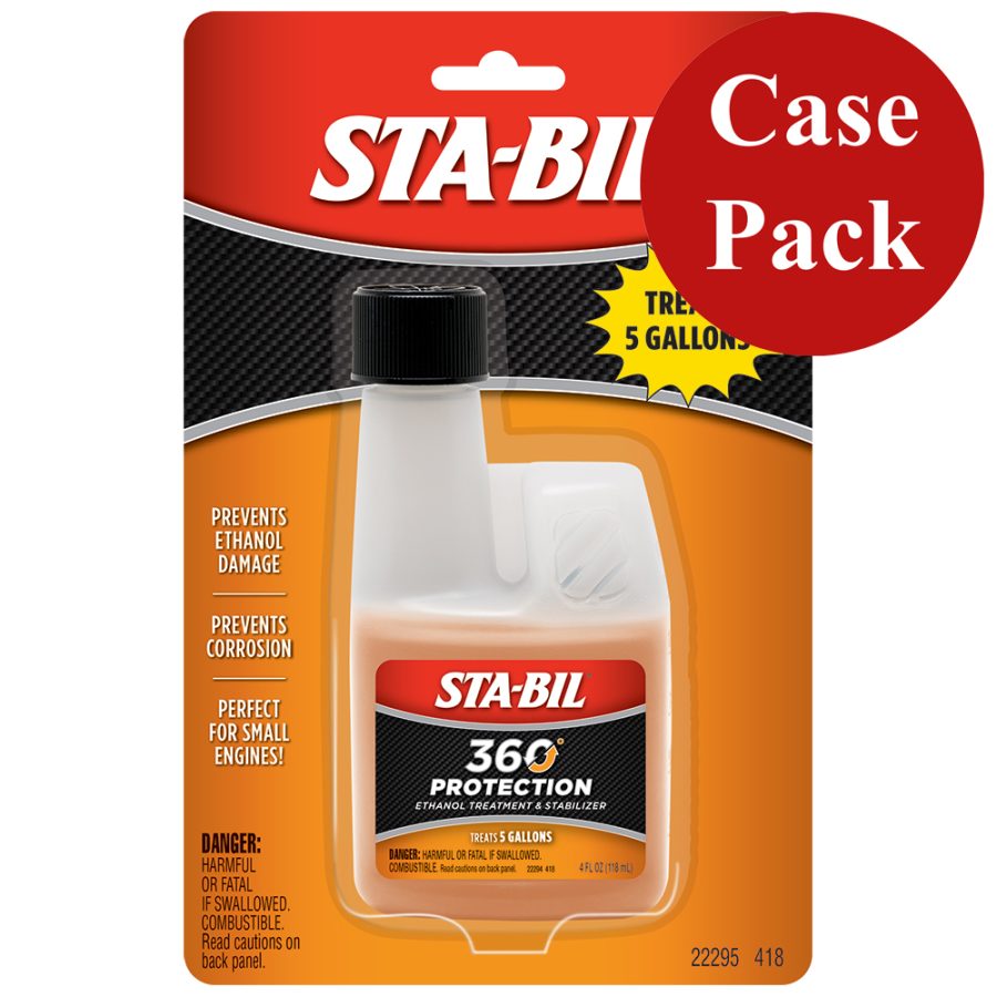 STA-BIL 22295CASE 360 PROTECTION - SMALL ENGINE - 4OZ *CASE OF 6*