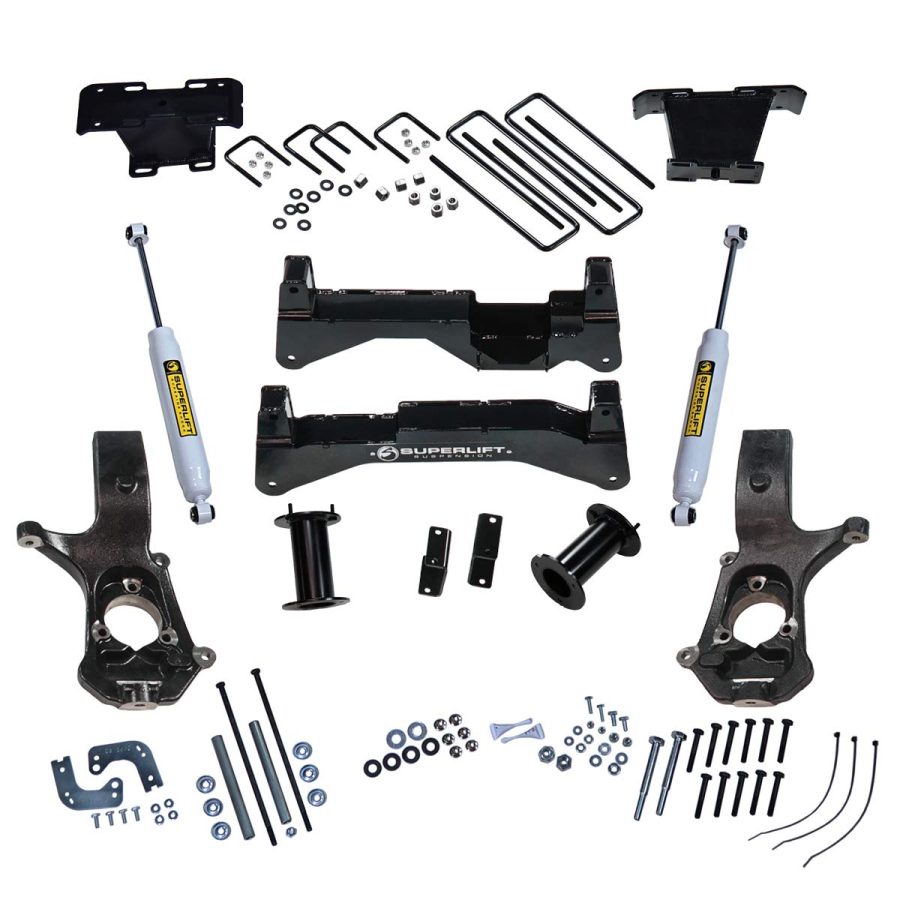 SUPERLIFT 3508 Rear Component Box | One Box of Multi Box Kit | Fits 2007-2016 GM 1500 2WD Cast Steel Control Arms; 2014-2018 GM 1500 4WD w/OE Aluminum or Stamped Steel with 8 INCH Lift Kit