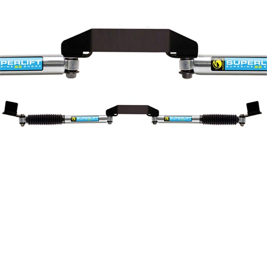 SUPERLIFT 92709 SUSPENSION Dual Stabilizer Kit for RAM 2500/3500 | Bilstein 5100 Series Cylinders Fits 2009-2013 RAM 2500; 2009-2012 3500 4WD with 3 INCH of Lift or Higher