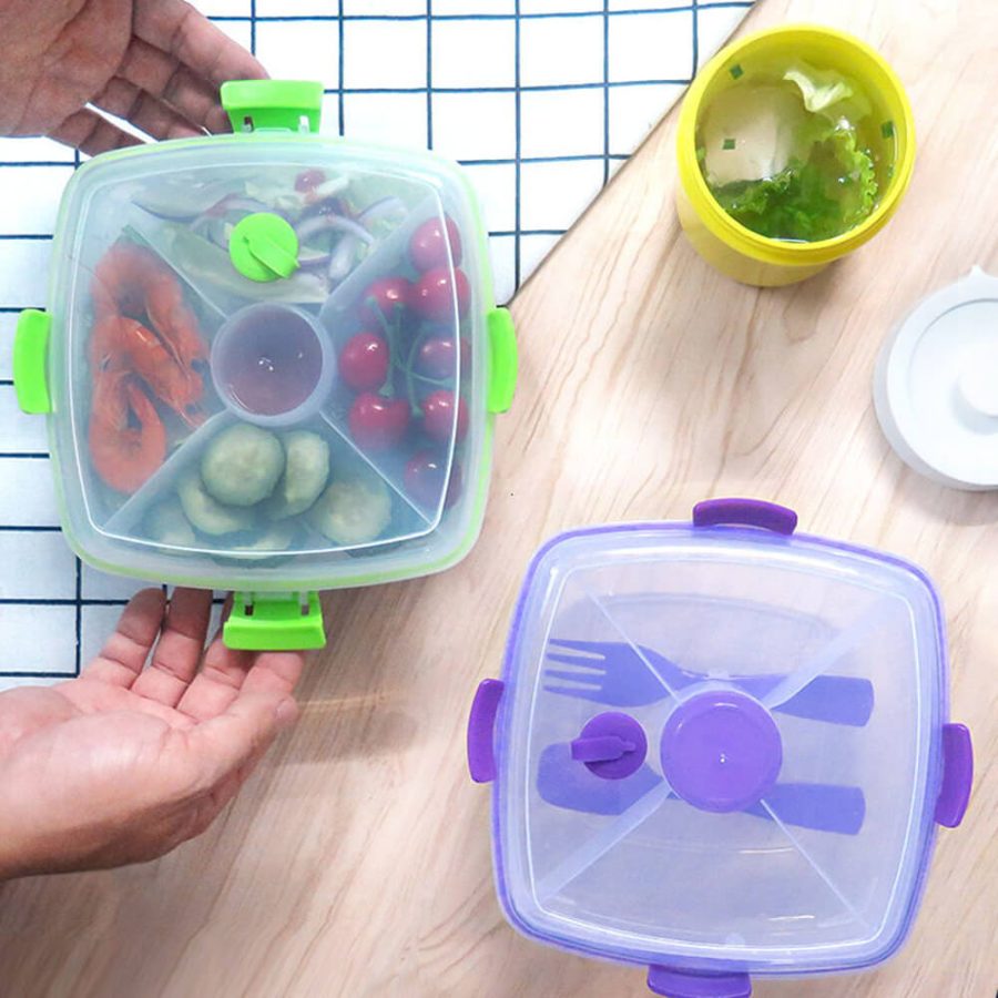 Salad Saver Container Bowl