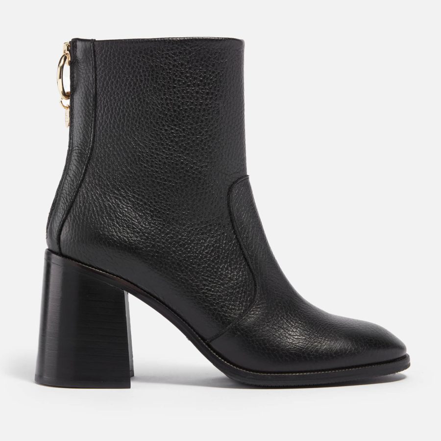 See by Chloé Aryel Leather Heeled Boots - UK 3