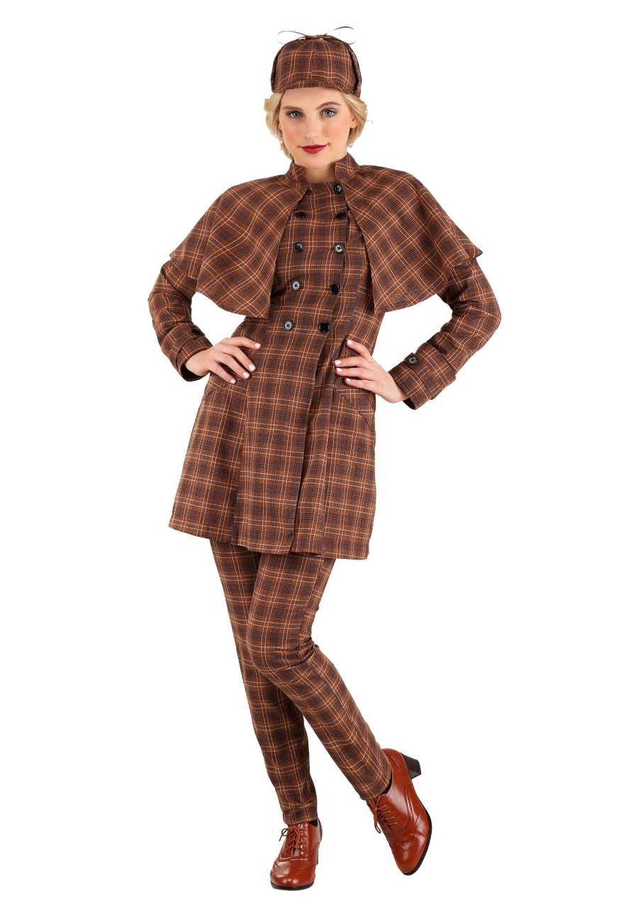 Sherlock Holmes Detective Women's Costume