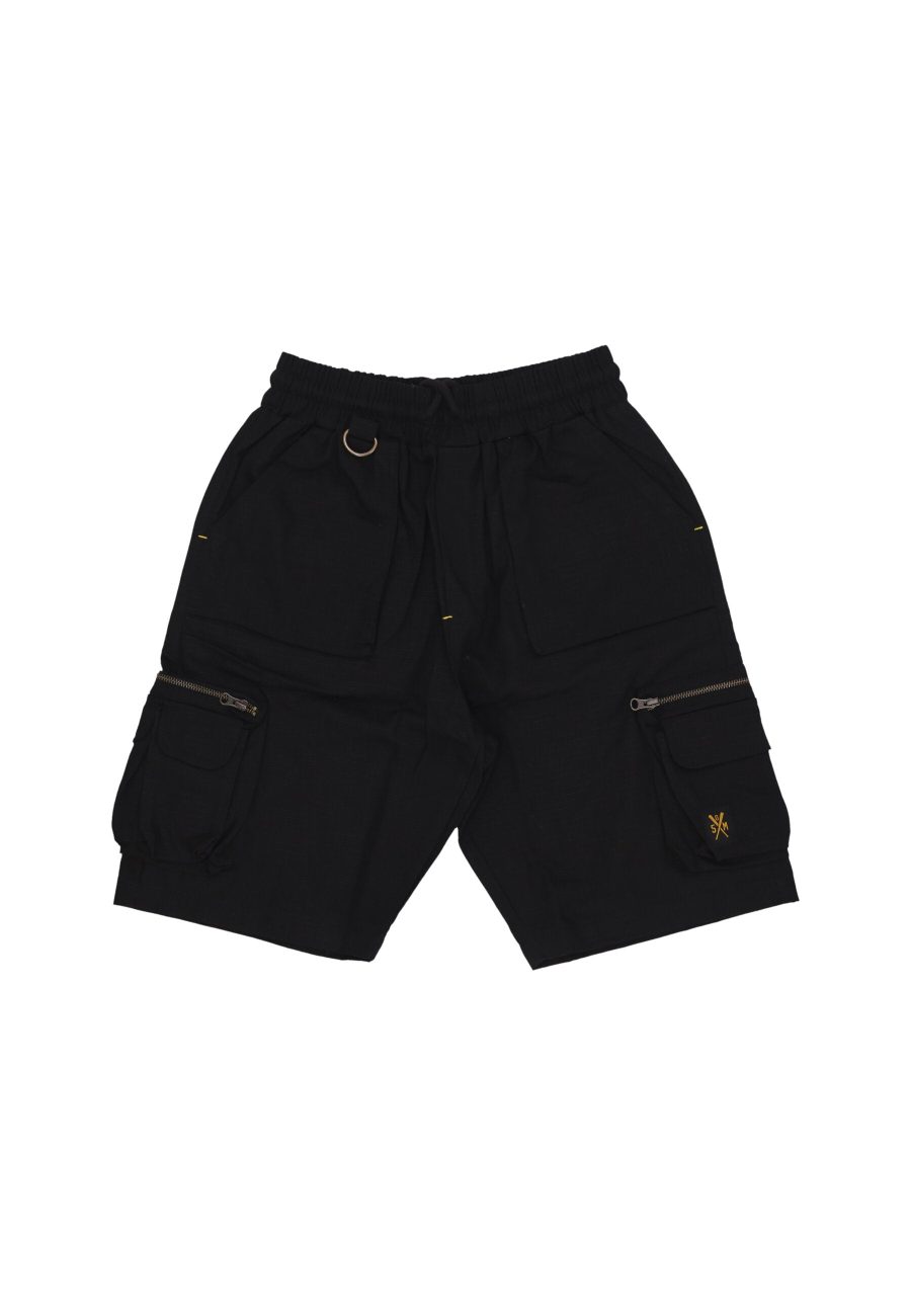 Short Men's Cargo Shorts Black