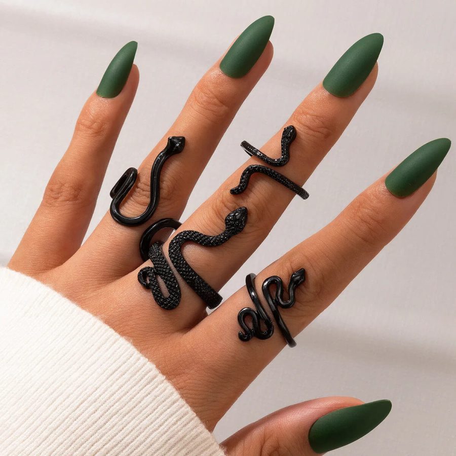 Snake Ring Set "Petite Vipers"