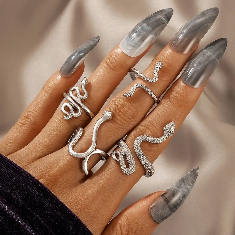 Snake Ring Set "Petite Vipers"