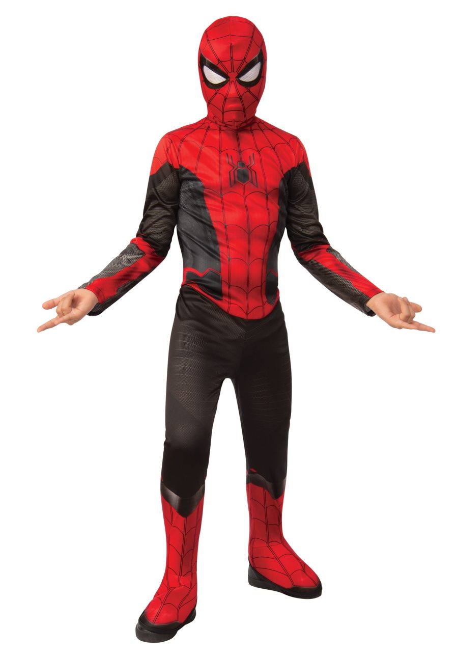 Spider-Man Far From Home Red and Black Kids Costume