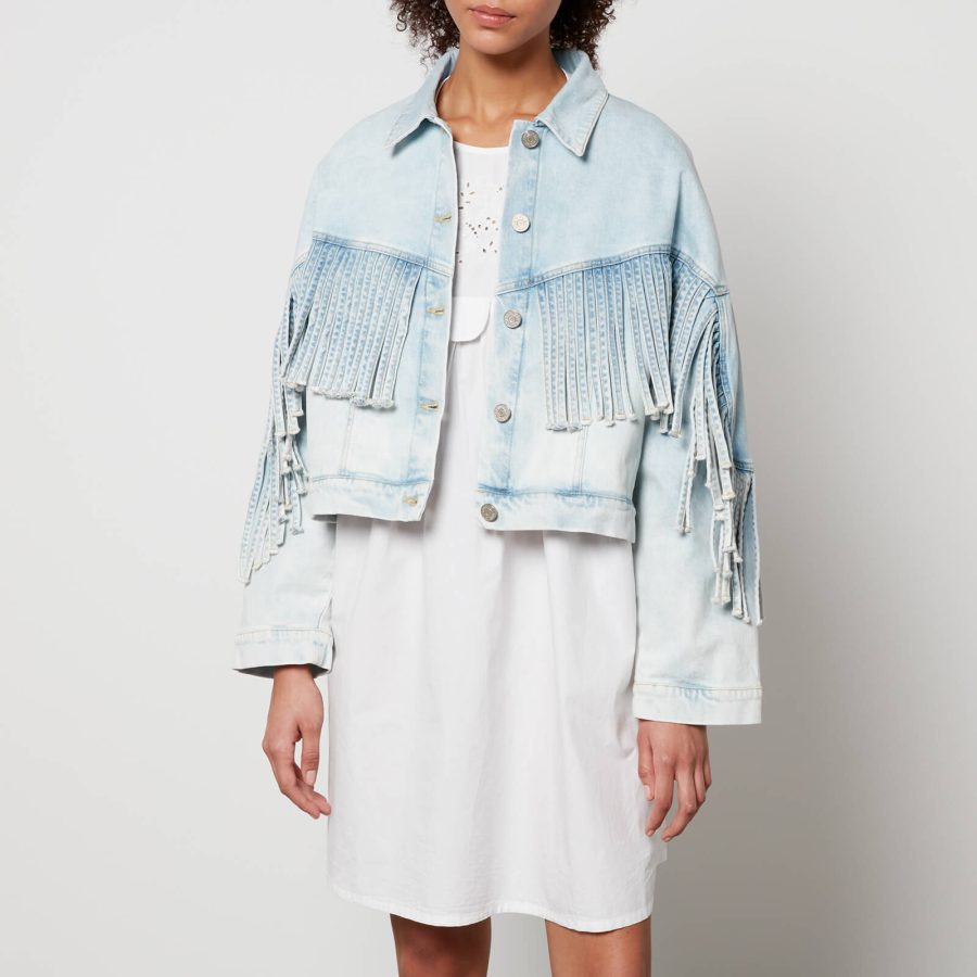 Stella Nova Fringed Denim Jacket - DK 36/UK 10