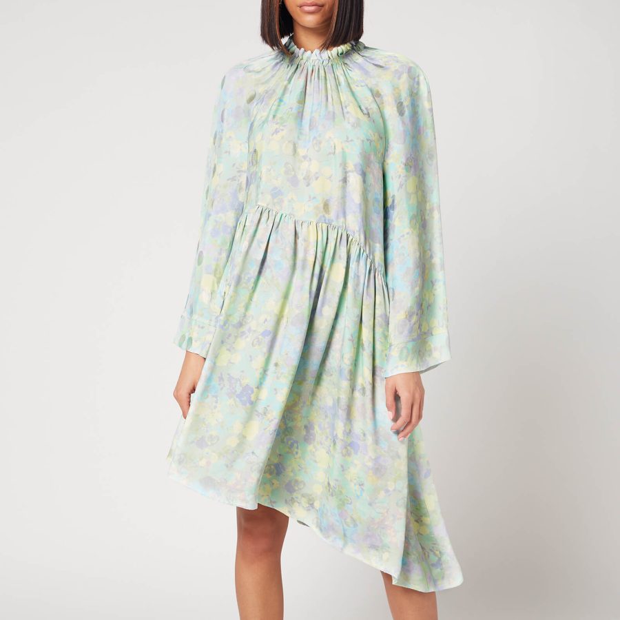 Stine Goya Women's Lamar Aysemtric Dress - Pastel Bloom - L