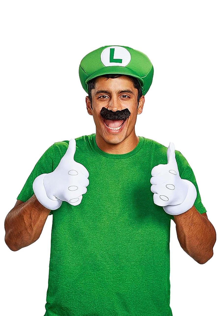 Super Mario Bros. Luigi Accessory Costume Adult Kit