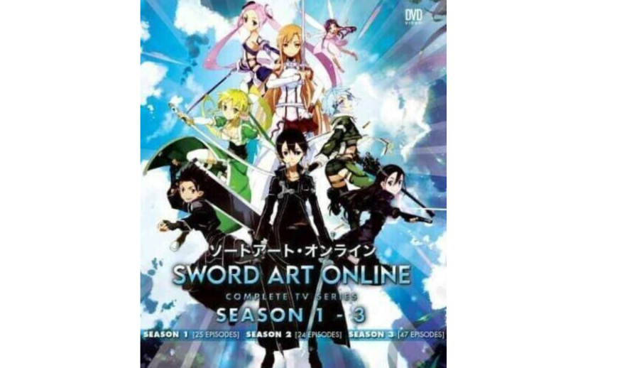 Sword Art Online Season 1-3 Complete Series Anime DVD [English Dubbed]