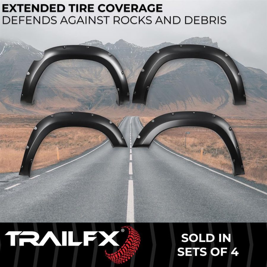 TRAILFX TFD3005S Pocket Style Flare Smooth Set Of 4