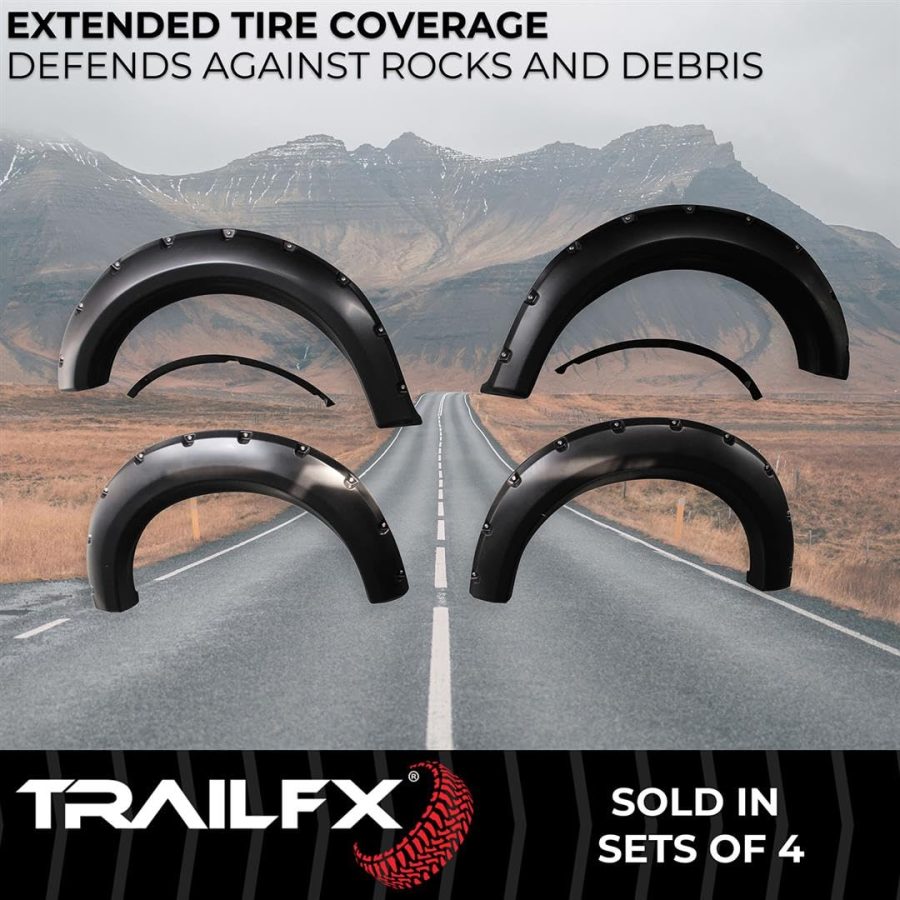 TRAILFX TFF3002S Pocket Style Flare Smooth Set Of 4