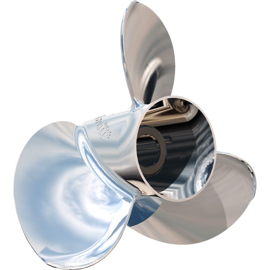 TURNING POINT 31301212 EXPRESS MACH3 RIGHT HAND STAINLESS STEEL PROPELLER - E1-1012 - 10.75 INCH X 12 INCH - 3-BLADE