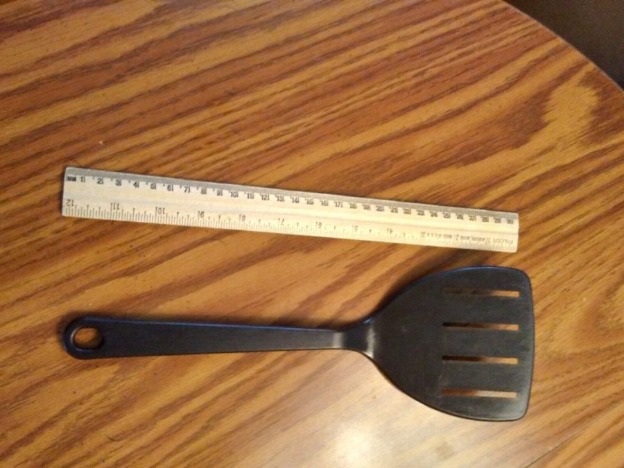 Tailor made products wide slotted spatula turner black