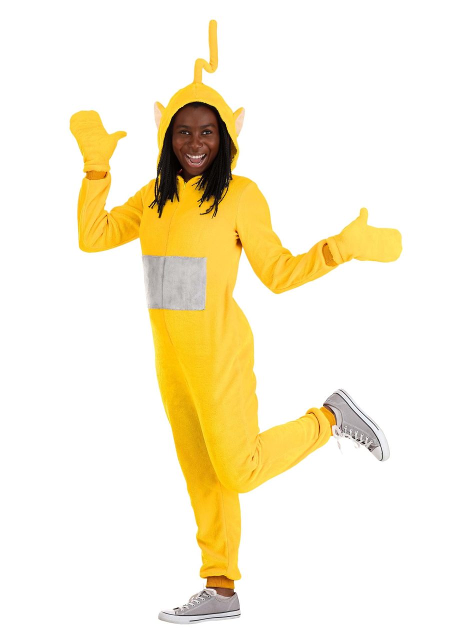 Teletubbies Laa-Laa Jumpsuit Adult Costume