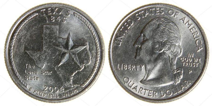 Texas Quarter Photo