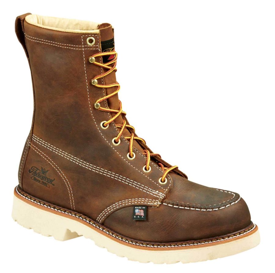 Thorogood - 804-4378 - Men's 8" Steel Toe Work Boot (U.S.A. Made) - Medium - Wide