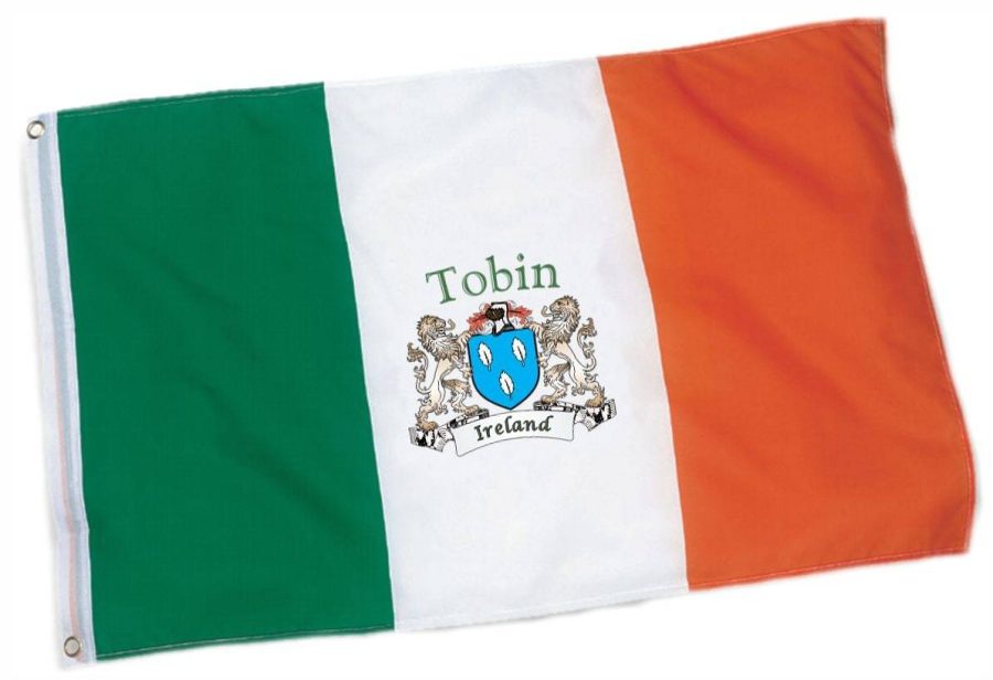 Tobin Irish Coat of Arms Ireland Flag - 3'x5' foot