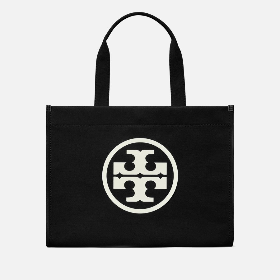 Tory Burch Ella Monogram Canvas Tote Bag