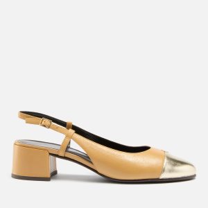 Tory Burch Women's Leather Slingback Heels - UK 5.5